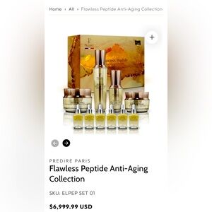 Predire Paris Flawless Peptide Anti Aging Collection